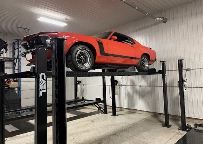Four-Post Car Parking Lift (9000LBS)