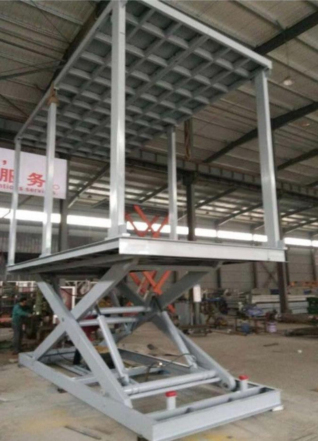 Double deck underground home garage parking lift hydraulic car scissor lift 6T (DDSL6T)