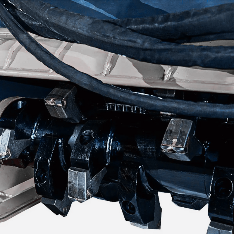 30" Excavator Forestry Brush Mulcher, 6-10 Ton Carrier, 4" Dia. Cutting Capacity, Hydraulic Piston Motor