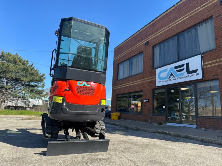 Mini excavator 1.8 ton with Cab – Kubota/Yanmar engine with Hydraulic Thumb & Swing Boom