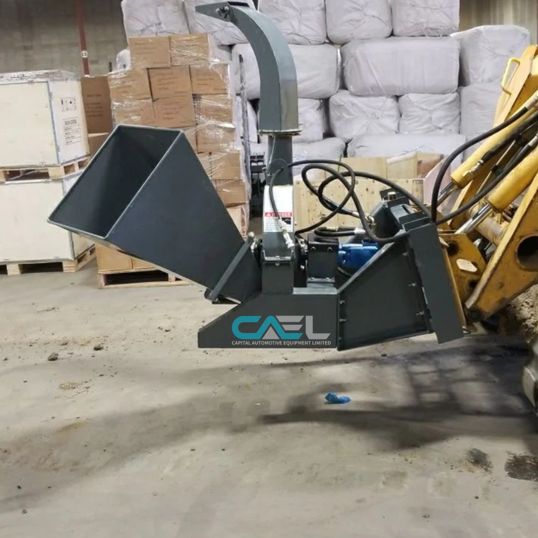 CAEL WC-BX42 Heavy-Duty Skid Steer Wood Chipper Attachment