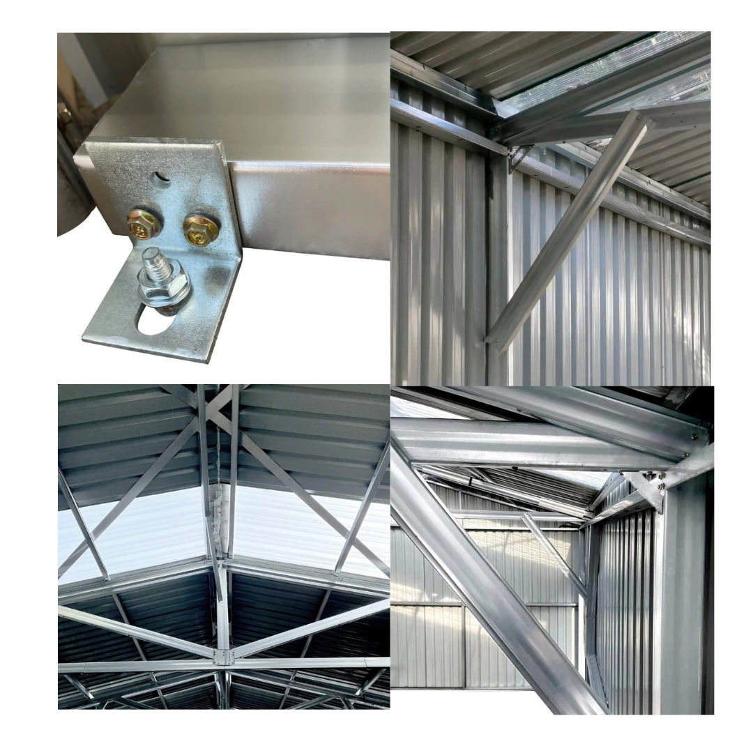 CAEL Metal Barn/Warehouse Shed 43′ Length 20′ Height