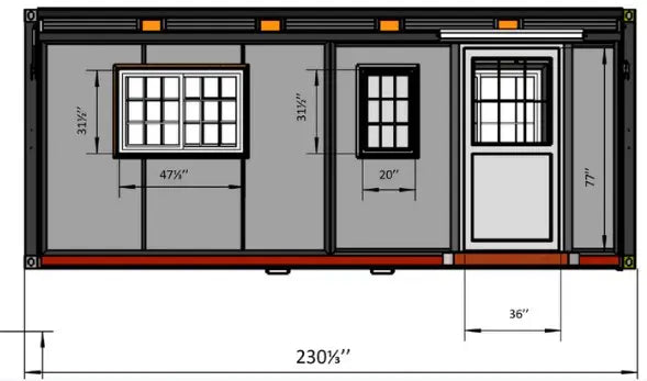 CAEL Mobile Home | Portable House 17x20FT