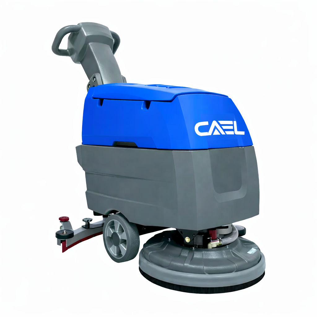 CAEL B45 Walk Behind Floor Scrubber Machine – 1800㎡/h Battery Operated Industrial Cleaner