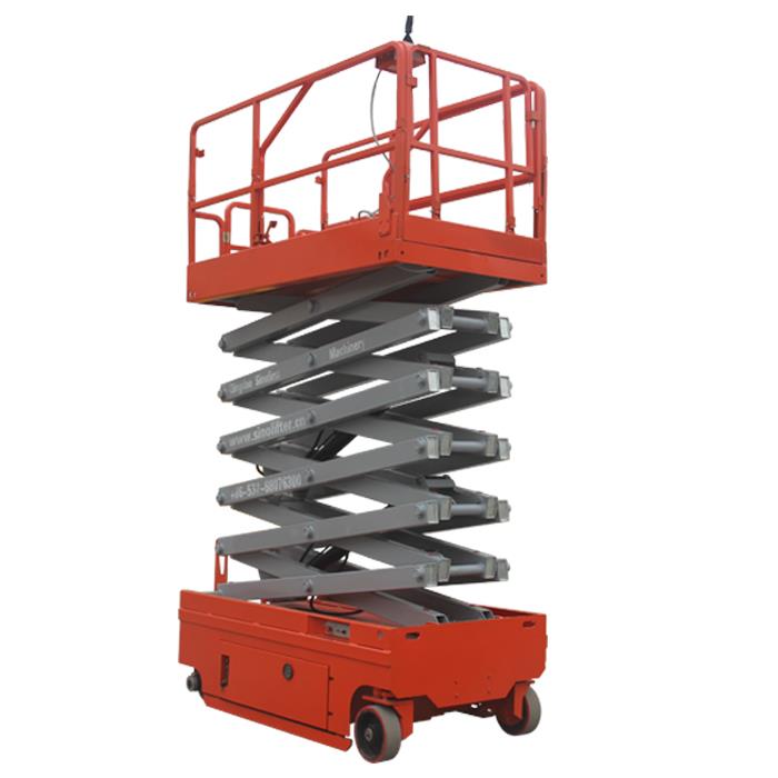 CAEL Self Propelled Scissor Lift- hydraulic electric elevated 12M (39 FT)