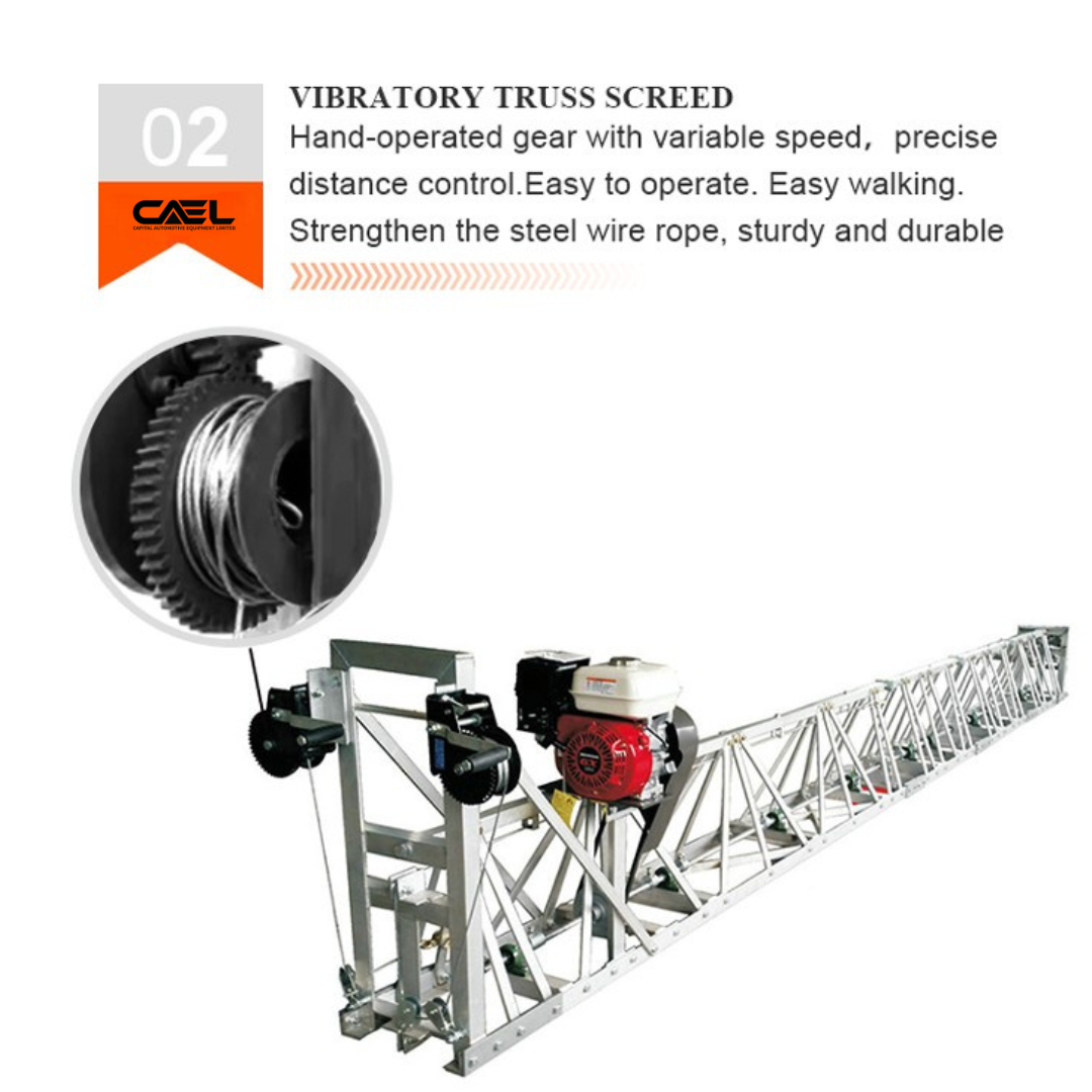 CAEL Vibratory Truss Screed GTS-2 Concrete Leveling Machine