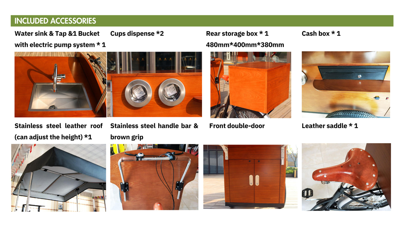 Vélo à café électrique de CAEL