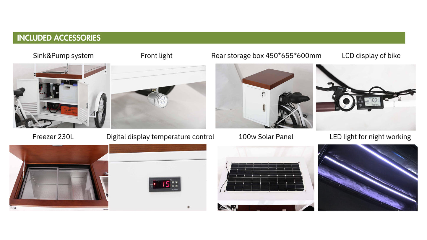 Bicicleta eléctrica para helados de CAEL