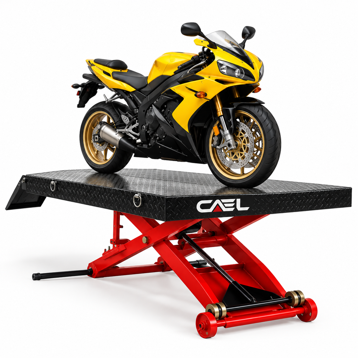Pont élévateur pour moto, élévateur pour moto avec garantie 1500 LBS (MCL15)