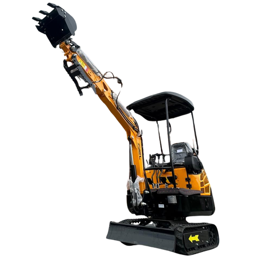 Mini-pelle 1,5 T avec moteur B&S, flèche pivotante et commande hydraulique (EX15BS-AD)