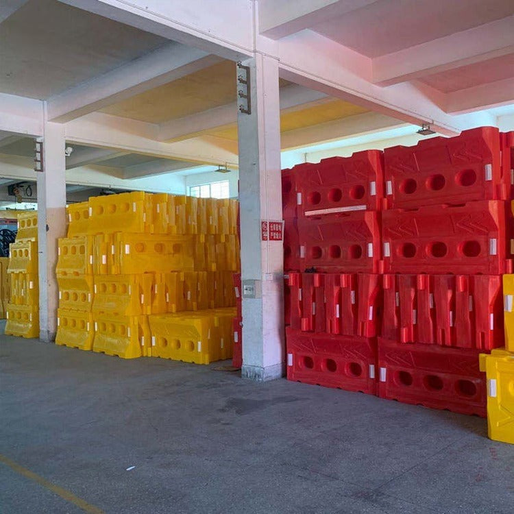 Rotational molded safety barrier