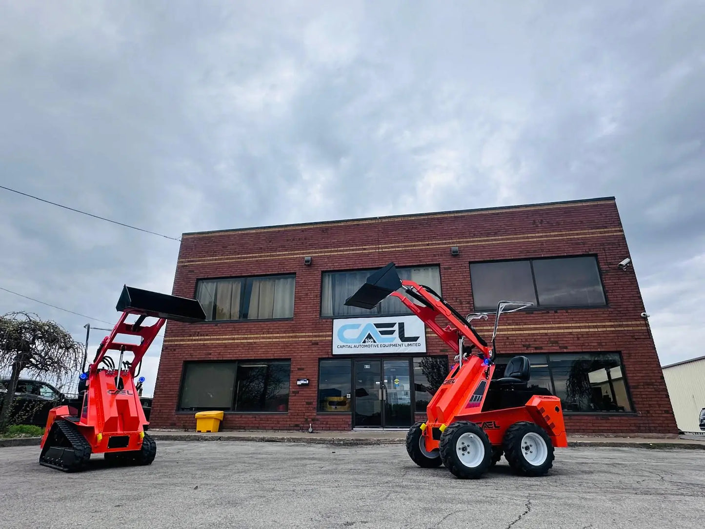 Mini wheel loader with Skid Steer