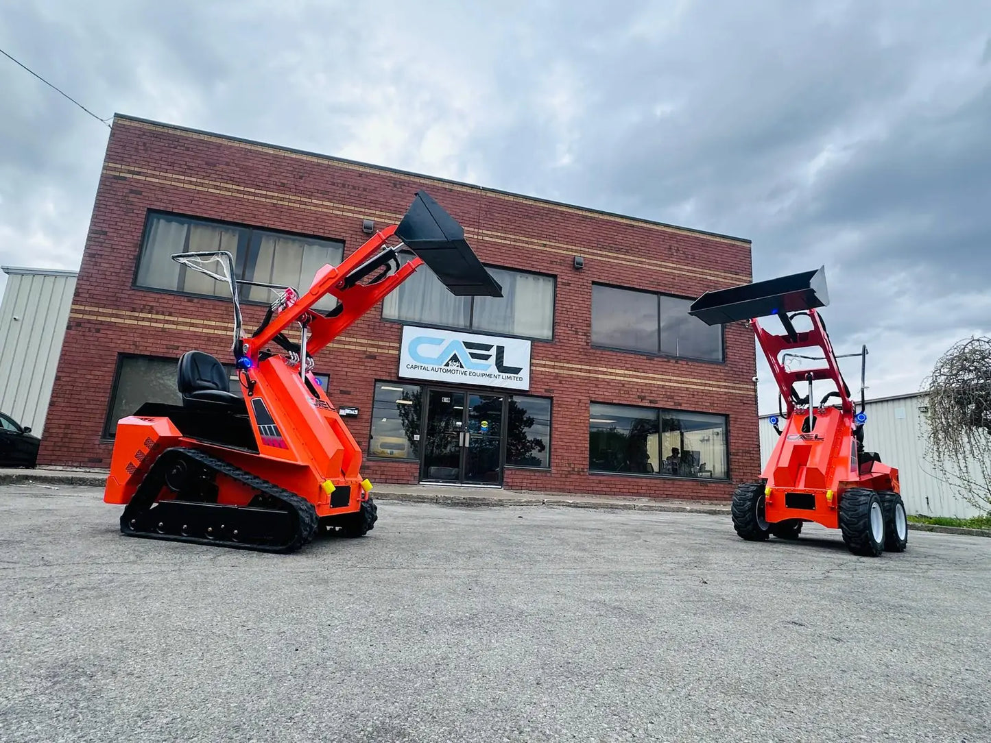 Mini wheel loader with Skid Steer