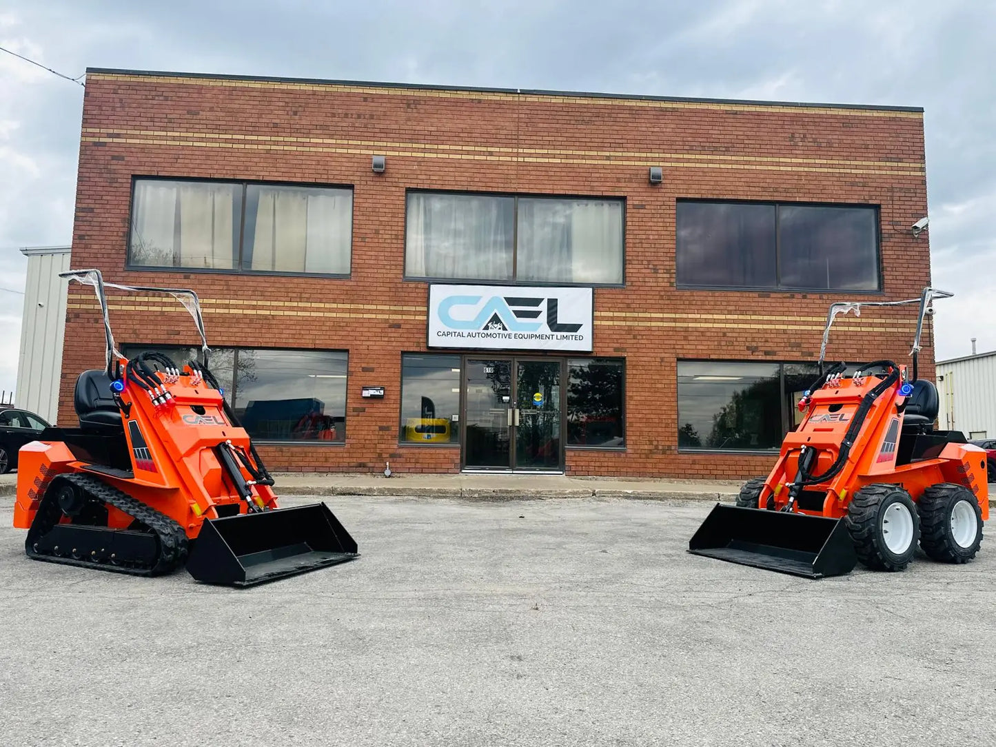 Mini wheel loader with Skid Steer
