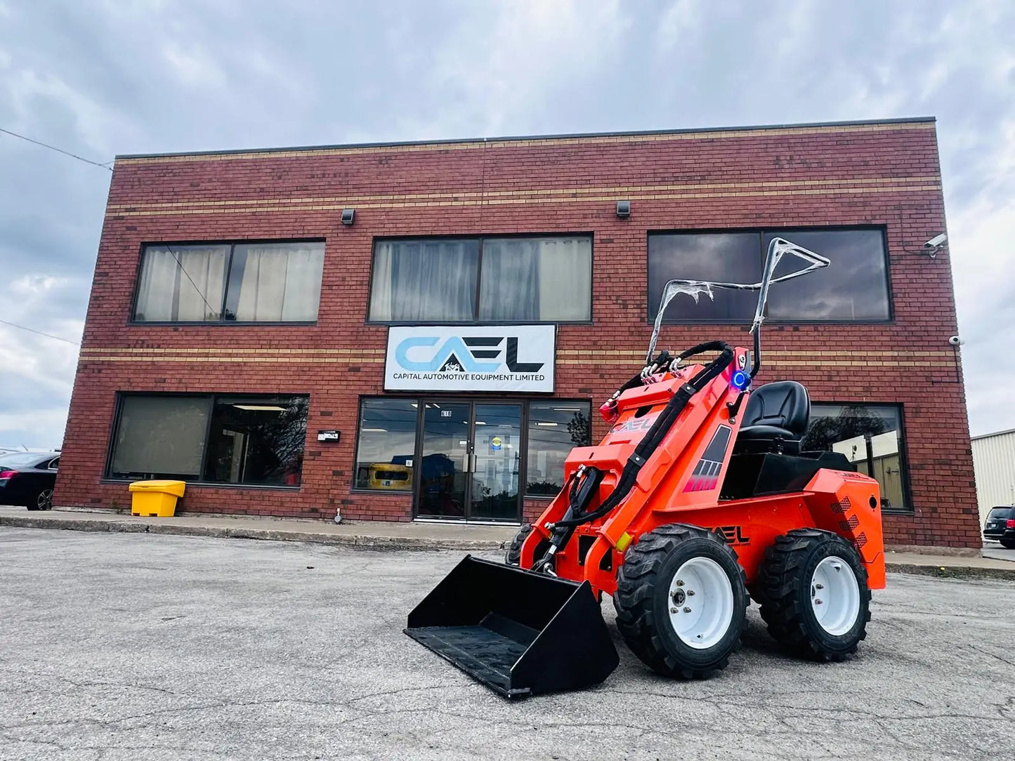 Mini wheel loader with Skid Steer