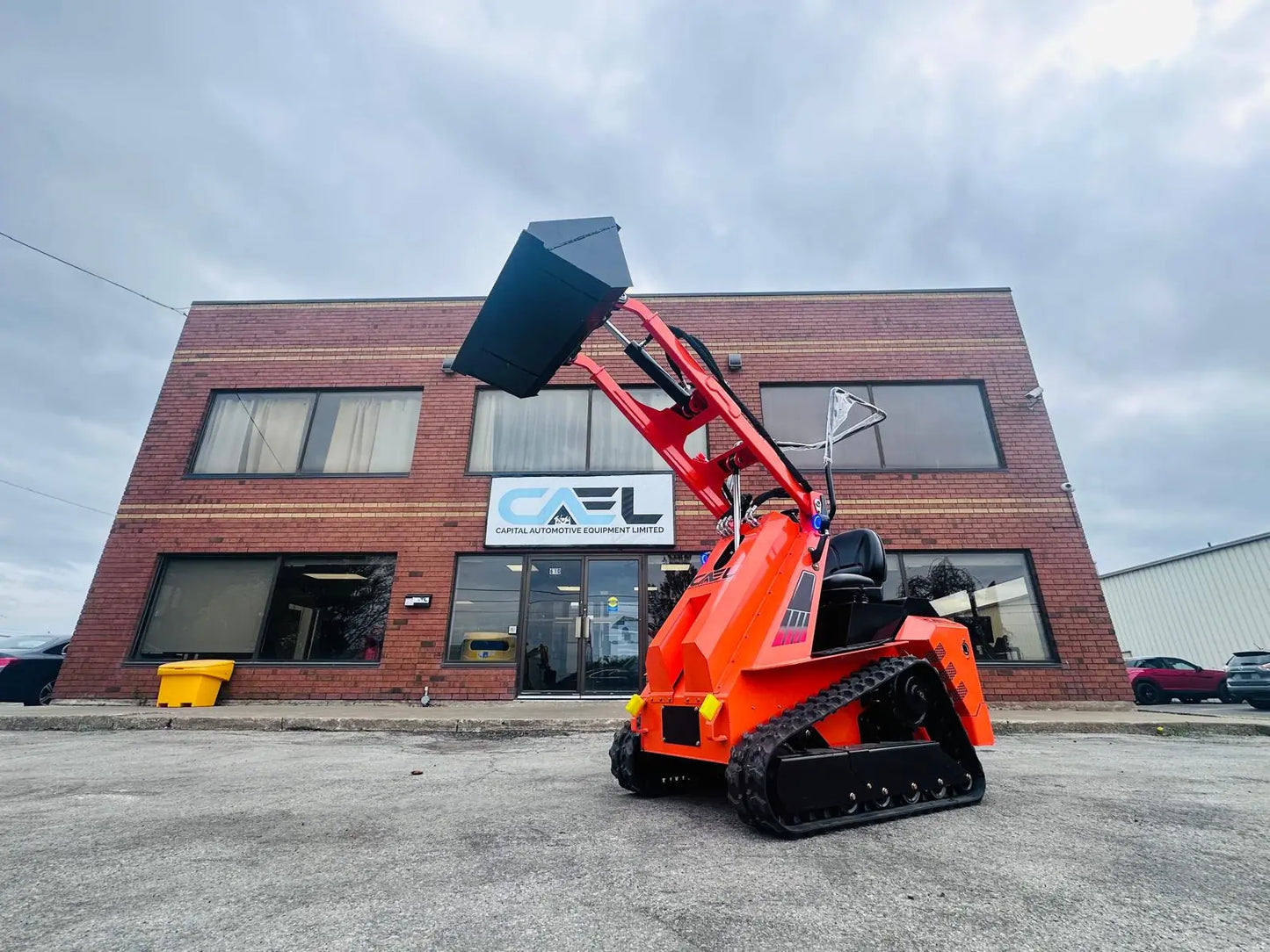 Mini wheel loader with Skid Steer