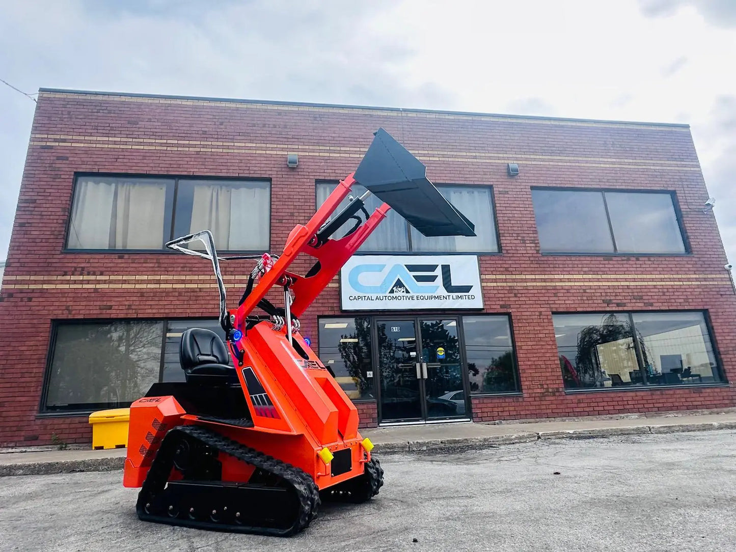 Mini wheel loader with Skid Steer