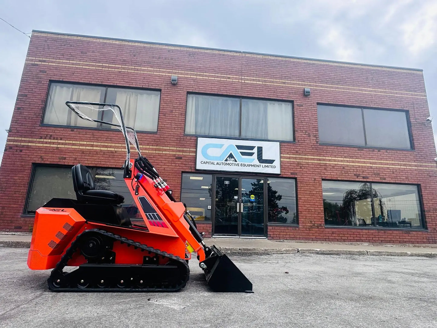 Mini wheel loader with Skid Steer