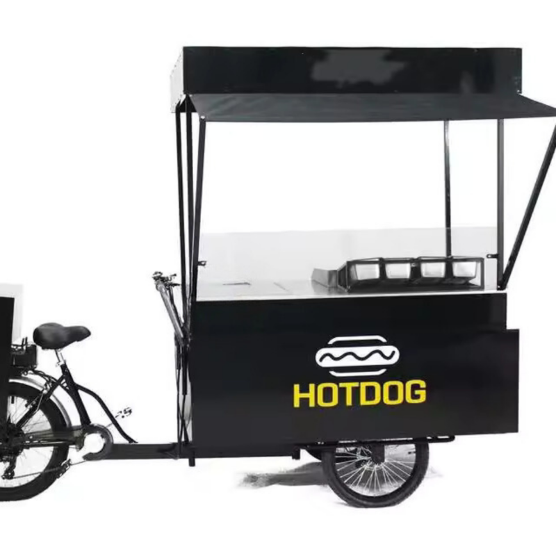 CAEL’s Mobile BBQ food cart bike