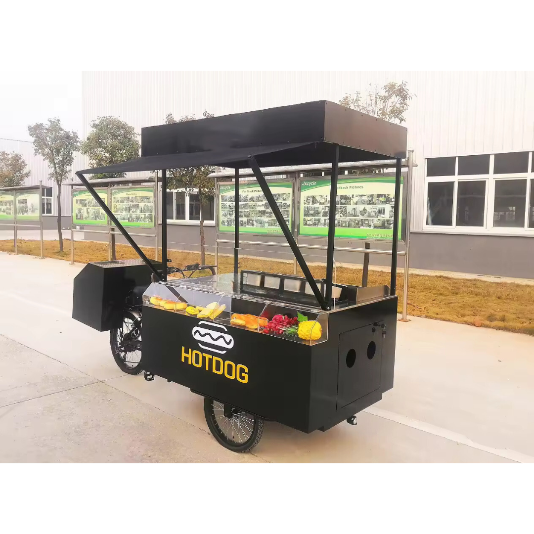 CAEL’s Mobile BBQ food cart bike