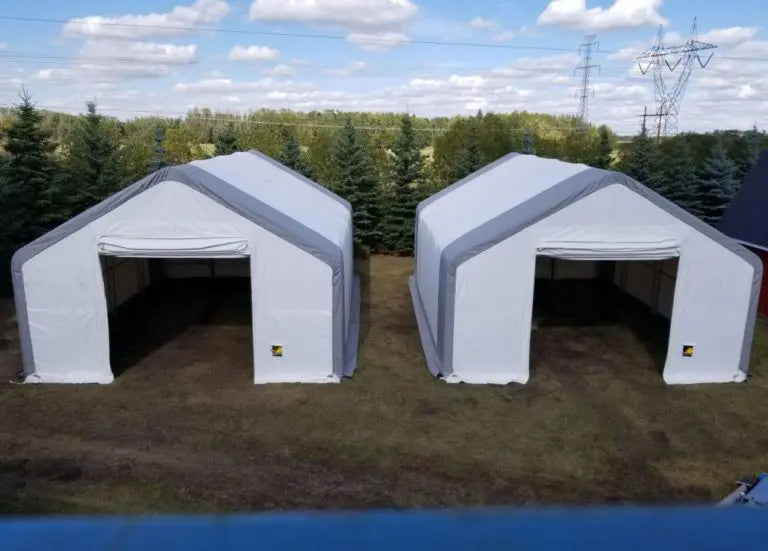 Peak Shape Double Truss 30′ Wide 20′ Height 80′ Length