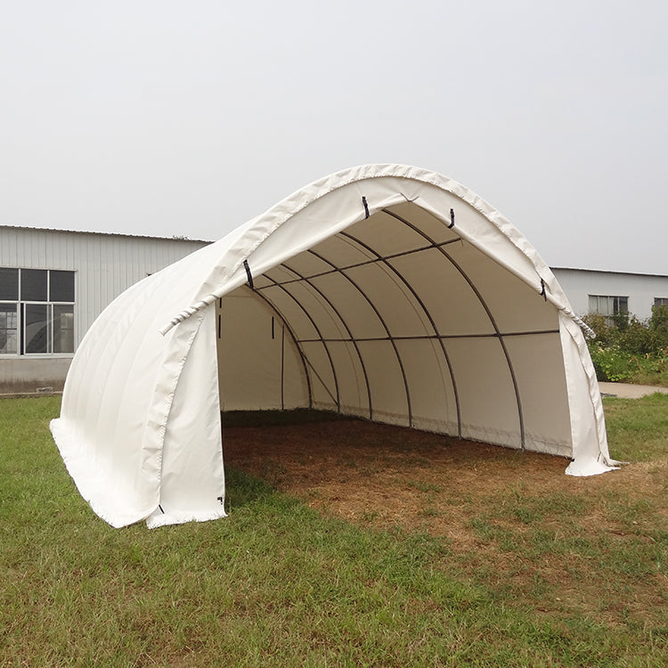 Dome shape single truss 20' wide 30' length 12' height