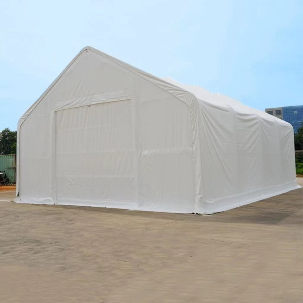 Peak Shape Double Truss 50′ Wide 23′ Height 80′ Length