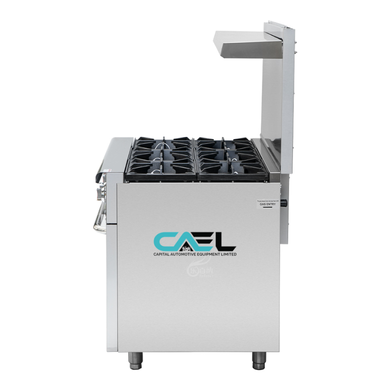 Commercial 6 Stove Gas Range Cooker with Gas Oven for Restaurant (RGR36)