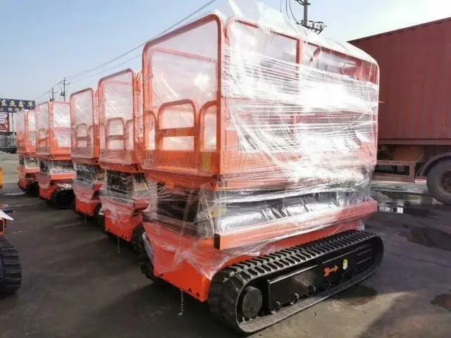 Rough Terrain Crawler Self-Propelled Scissor Lift /hydraulic electric track scissor lift -12m (39ft5)