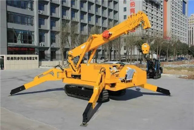 Rough Terrain Crawler Self-Propelled spider crane / spider boom lift 8T