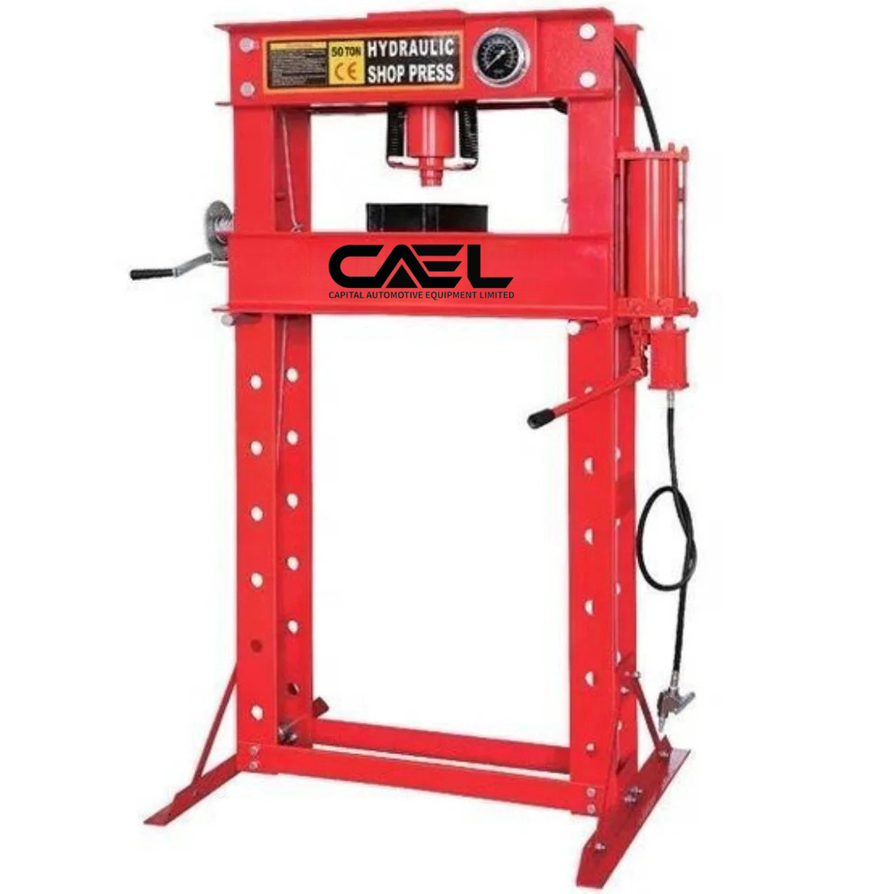 50 Ton Capacity Hydraulic Shop Press, Heavy Duty Pressing (HSP50T)