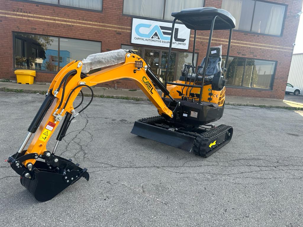 Minibagger 1,8 Tonnen mit Kubota/Yanmar-Motor, hydraulischem Daumen- und Schwenkausleger (EX18KB)