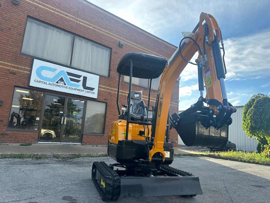 Minibagger 1,8 Tonnen mit Kubota/Yanmar-Motor, hydraulischem Daumen- und Schwenkausleger (EX18KB)