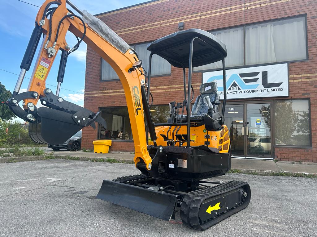 Minibagger 1,8 Tonnen mit Kubota/Yanmar-Motor, hydraulischem Daumen- und Schwenkausleger (EX18KB)