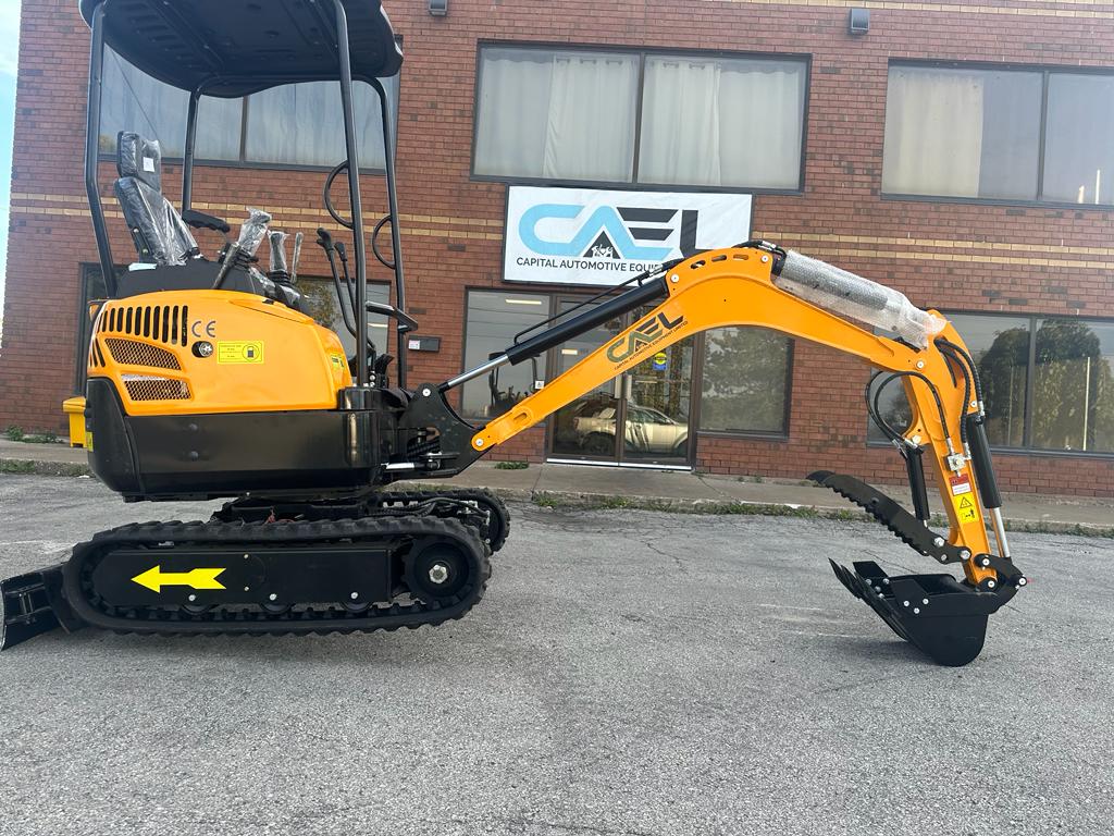Minibagger 1,8 Tonnen mit Kubota/Yanmar-Motor, hydraulischem Daumen- und Schwenkausleger (EX18KB)