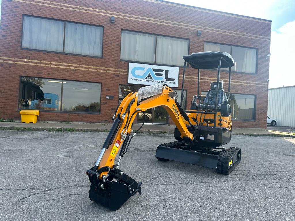 Minibagger 1,8 Tonnen mit Kubota/Yanmar-Motor, hydraulischem Daumen- und Schwenkausleger (EX18KB)