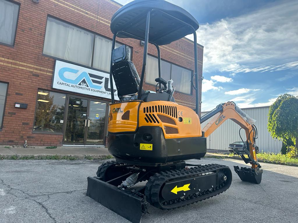 Minibagger 1,8 Tonnen mit Kubota/Yanmar-Motor, hydraulischem Daumen- und Schwenkausleger (EX18KB)