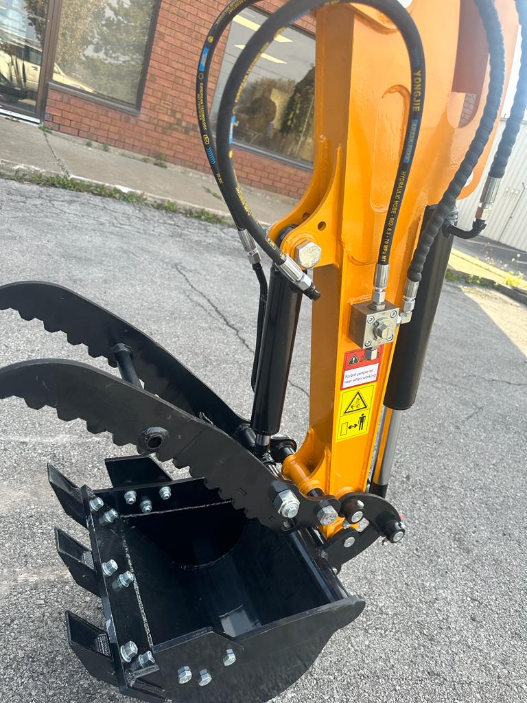 Minibagger 1,8 Tonnen mit Kubota/Yanmar-Motor, hydraulischem Daumen- und Schwenkausleger (EX18KB)