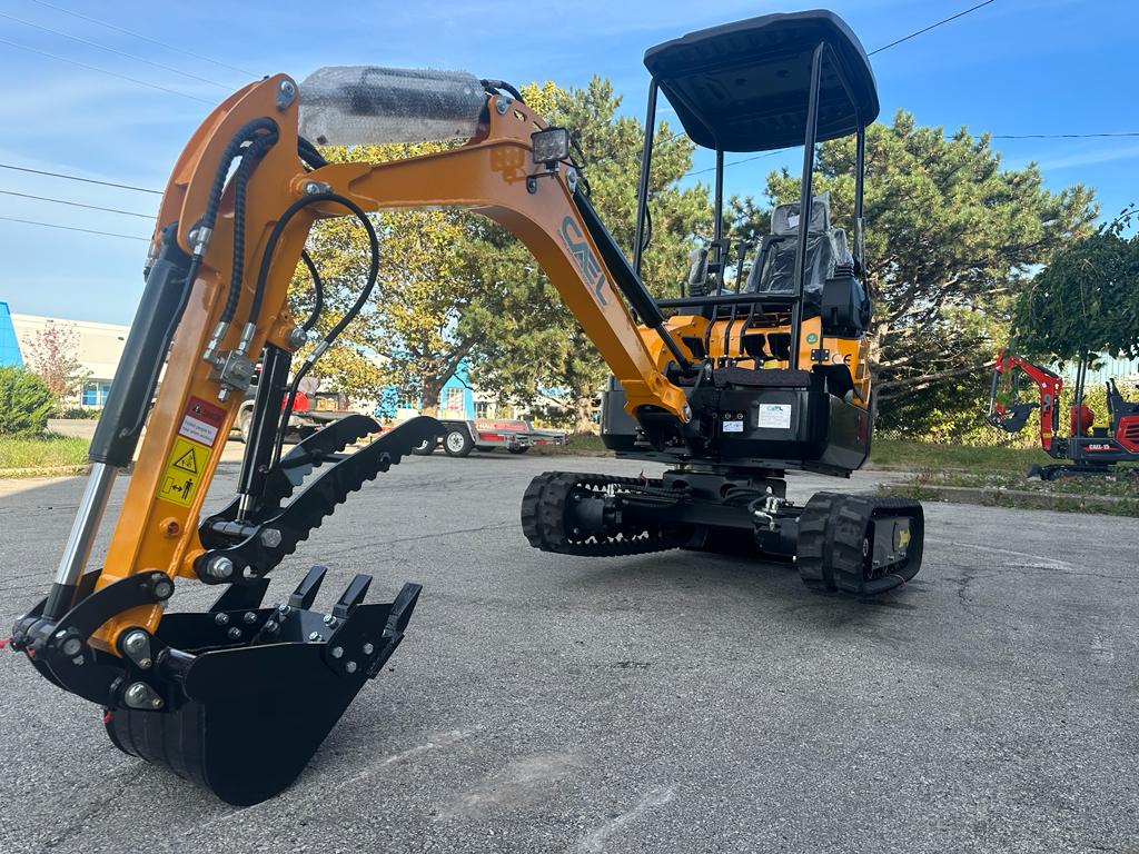 Minibagger 1,8 Tonnen mit Kubota/Yanmar-Motor, hydraulischem Daumen- und Schwenkausleger (EX18KB)