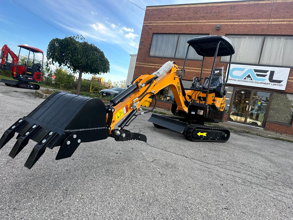 Minibagger 1,8 Tonnen mit Kubota/Yanmar-Motor, hydraulischem Daumen- und Schwenkausleger (EX18KB)