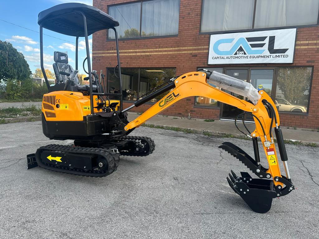Minibagger 1,8 Tonnen mit Kubota/Yanmar-Motor, hydraulischem Daumen- und Schwenkausleger (EX18KB)