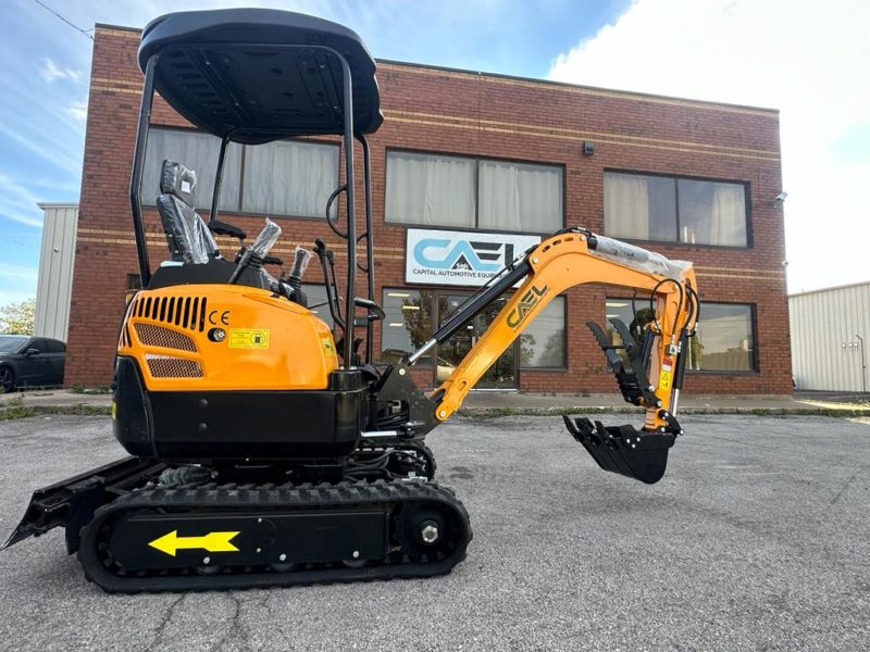 Minibagger 1,8 Tonnen mit Kubota/Yanmar-Motor, hydraulischem Daumen- und Schwenkausleger (EX18KB)