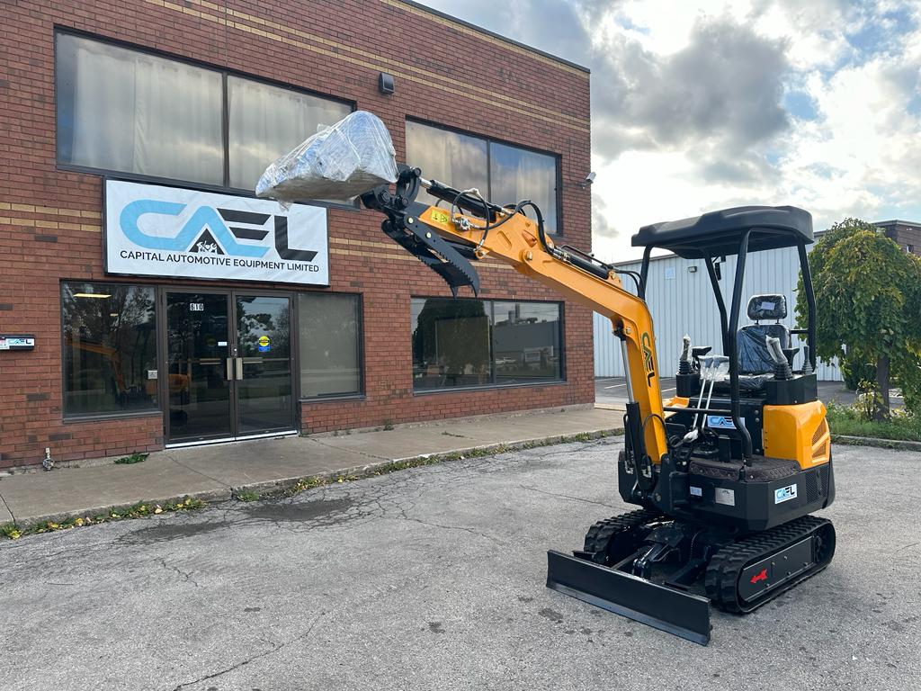 Minibagger 2T mit Kubota/Yanmar-Motor, hydraulischem Daumen- und Schwenkausleger (EX20KB-Y)