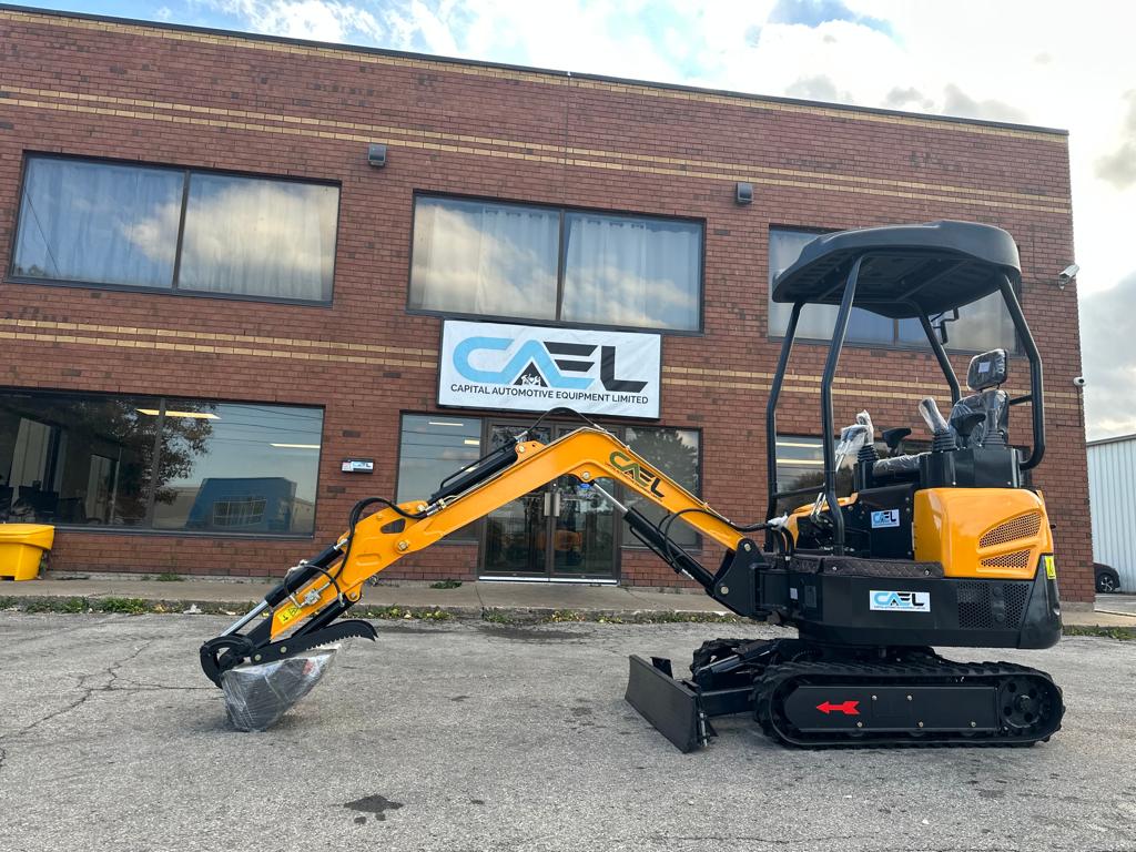 Minibagger 2T mit Kubota/Yanmar-Motor, hydraulischem Daumen- und Schwenkausleger (EX20KB-Y)