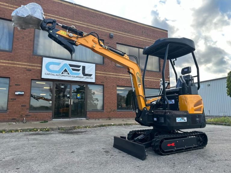 Minibagger 2T mit Kubota/Yanmar-Motor, hydraulischem Daumen- und Schwenkausleger (EX20KB-Y)