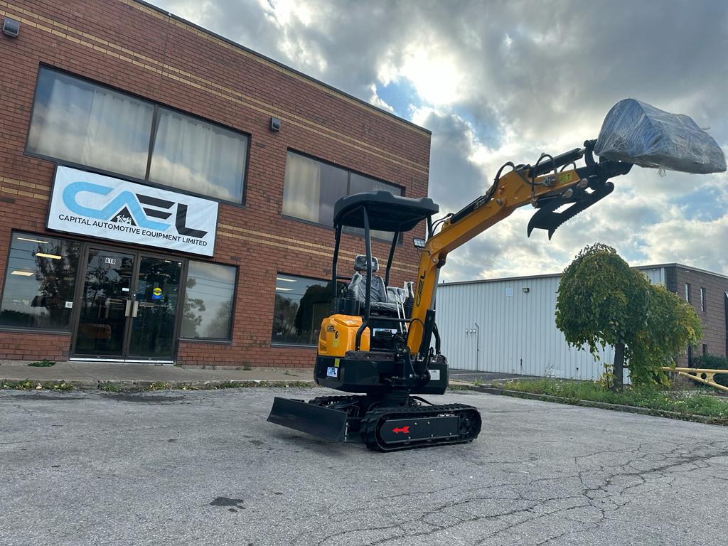 Minibagger 2T mit Kubota/Yanmar-Motor, hydraulischem Daumen- und Schwenkausleger (EX20KB-Y)