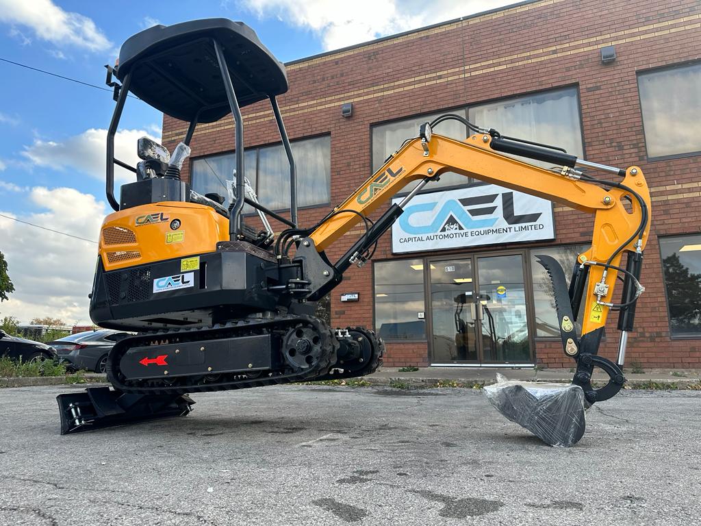 Minibagger 2T mit Kubota/Yanmar-Motor, hydraulischem Daumen- und Schwenkausleger (EX20KB-Y)