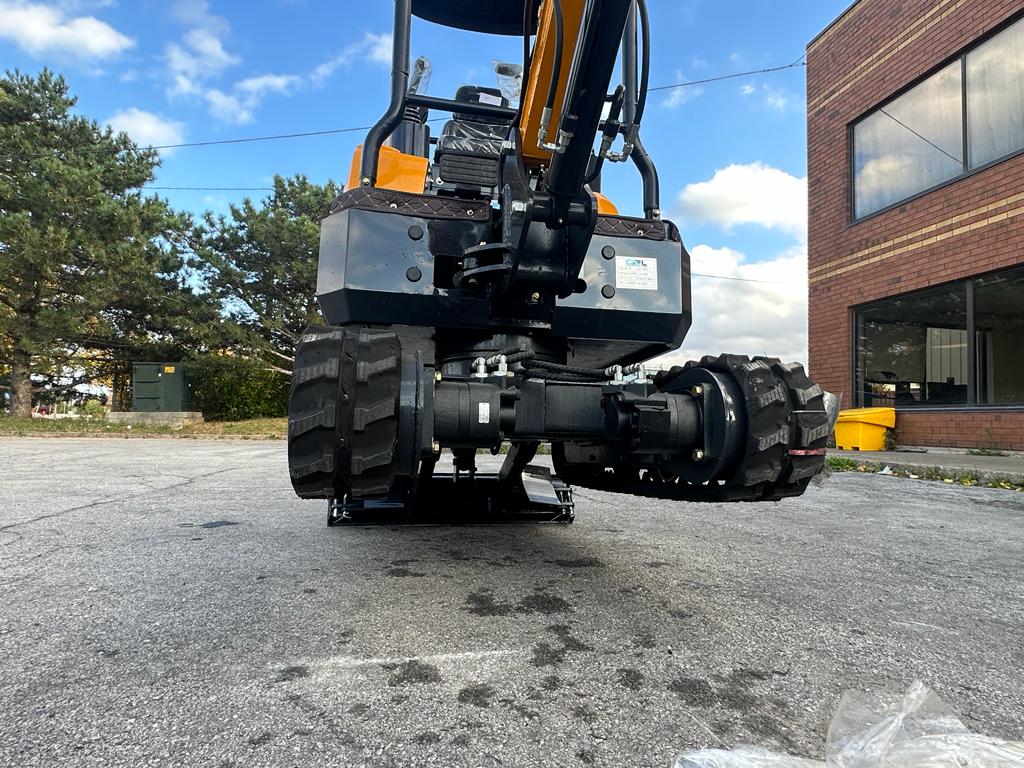 Minibagger 2T mit Kubota/Yanmar-Motor, hydraulischem Daumen- und Schwenkausleger (EX20KB-Y)