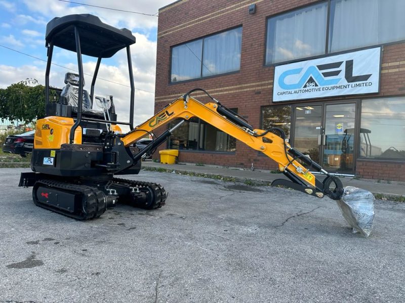 Minibagger 2T mit Kubota/Yanmar-Motor, hydraulischem Daumen- und Schwenkausleger (EX20KB-Y)