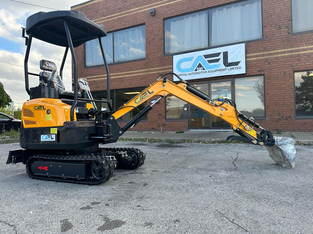 Minibagger 2T mit Kubota/Yanmar-Motor, hydraulischem Daumen- und Schwenkausleger (EX20KB-Y)